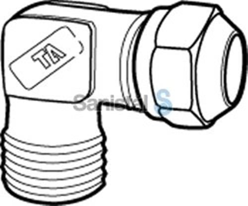 Kompr vinkel nip 12-1/2'' forkromet FPL