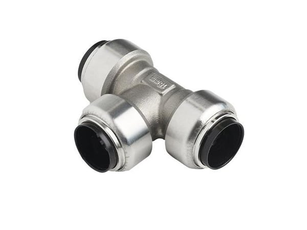 Roth T-rör i rostfritt stål 15 mm