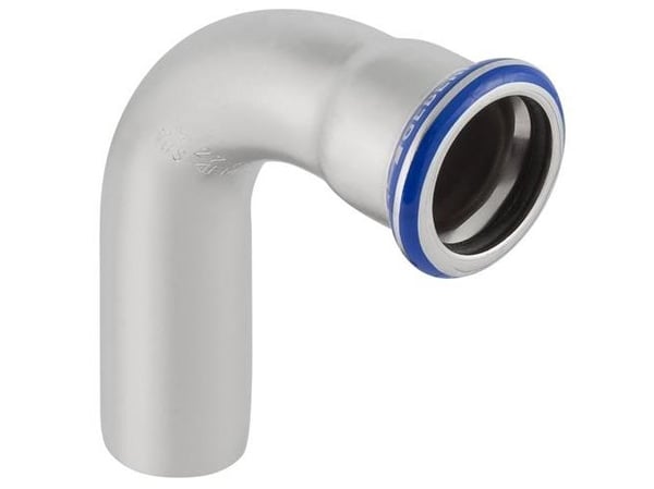 GEBERIT Taivutus 90 astetta ruostumatonta 76,1 mm holkki / nippeli mapress