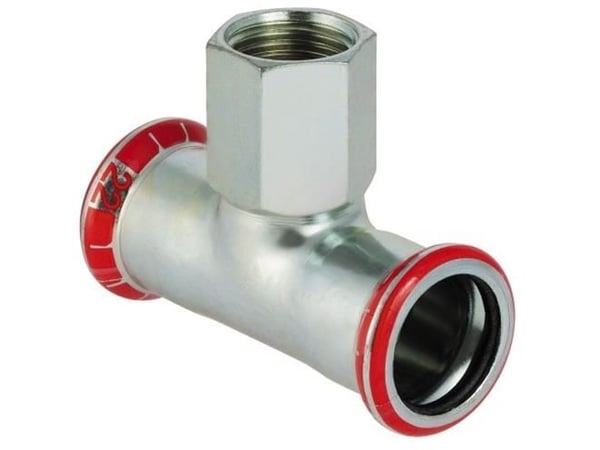 Geb. Mapress FZ T-stycke 35x1 - Geberit Mapress FZ T-stycke invändig gänga d35mm Rp1 d1=35mm