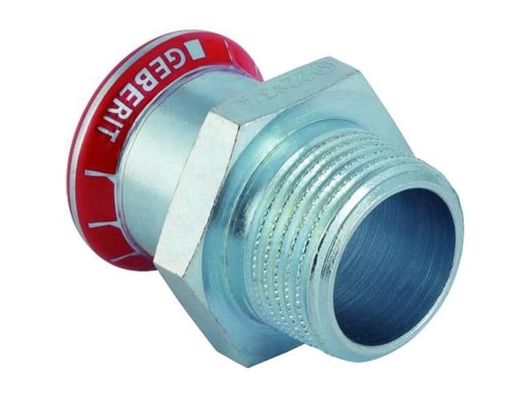Overgangsnippel fz 54mm x 11/2'' t/varme