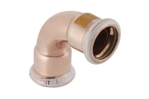 Bøjning cug 90gr 22mm mf/mf t/gas