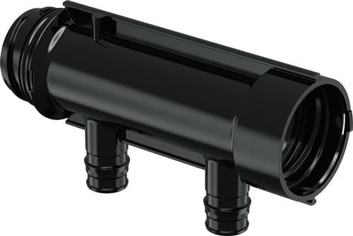 Uponor PPM fordeler Q&E 2x16 - 1 c/c 50 mm. husk ringe, 2 x vvs nr. 045338216