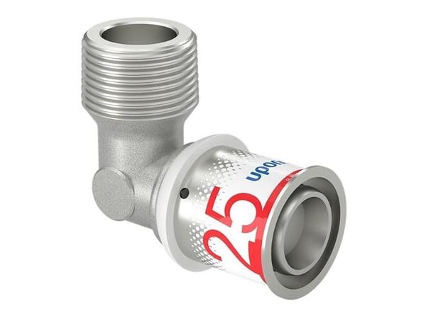 Uponor S-Press PLUS presvinkel 90° muffe/nippeli 25 mm x 34"