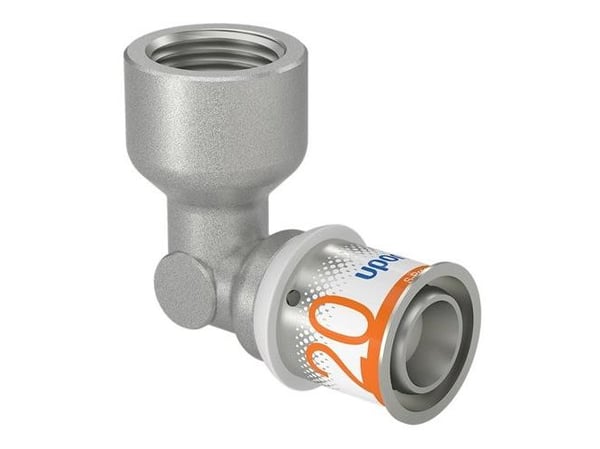 Uponor S-Press PLUS presvinkel 90° muffe/muffe 20 mm x 12"