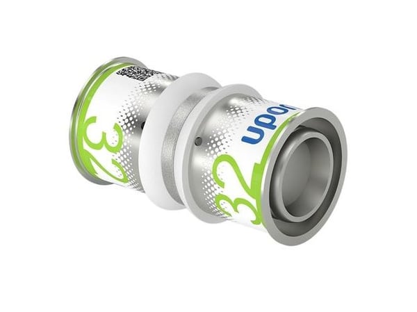 MLC presskoppling 32-32 mm för golvvärme, tappvarmvatten och radiatorsystem