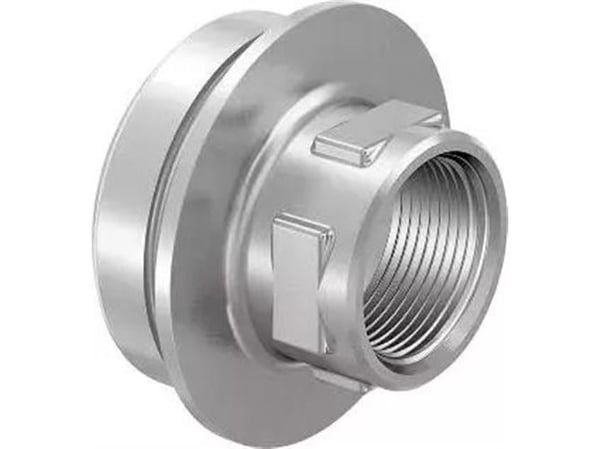 Uponor RS-sovitin m/muf 2-RS2 - forkromet messing UPONOR
