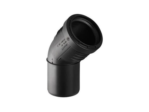 90 mm x 45° Bøjning Silent PP Geberit