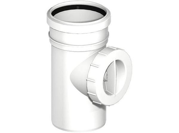 Uponor Decibel renserør 110 mm med 1 muffe