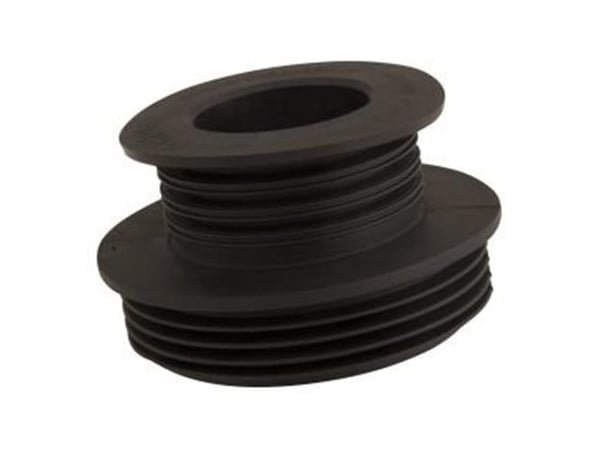 PURUS kombinippel 100-105/75-50 mm TPE PURUS TIL/PVC/MA rør sort