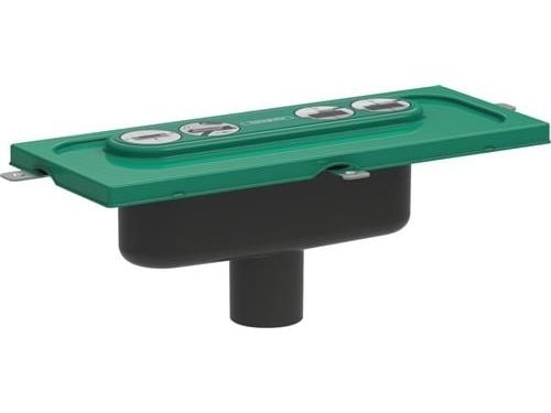 hansgrohe uBox Universal Fitting linjaviemäriin, pystyasennus