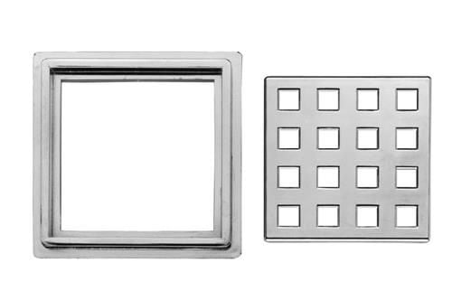 Ritilä/kehys Ruostumaton 100mm - T/153485