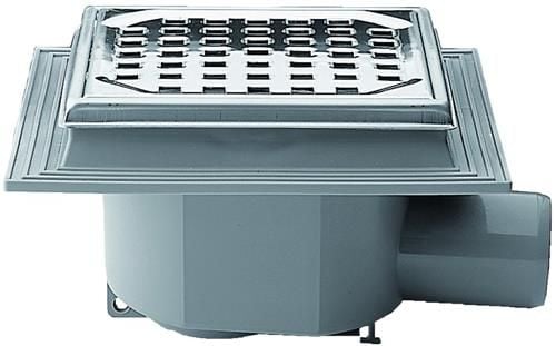 Maxiflex 50 mm afløbsskål til beton, uden studs, vandret