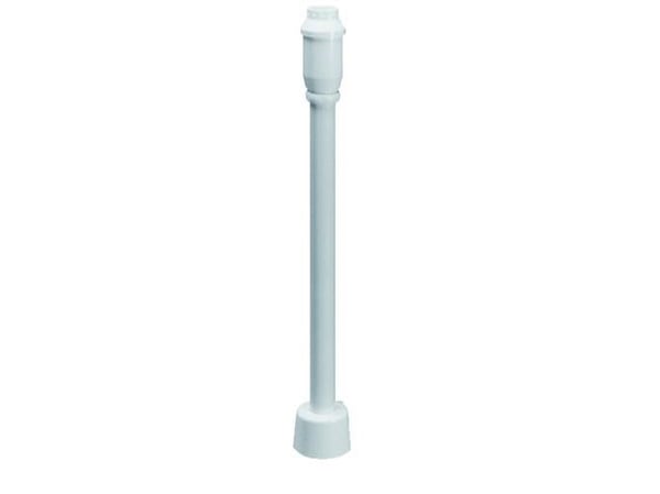 Purus vandlåssæt lige 40mm 1¼" længde 650mm med afløbsrør og roset hvid Omløber 1¼" Rør diameter 40mm