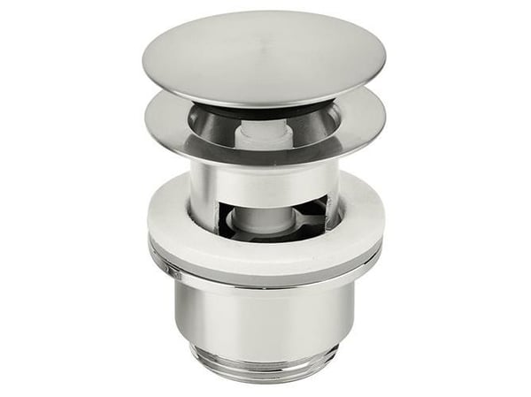 Bundventil med klik-funktion. steel (pvd)