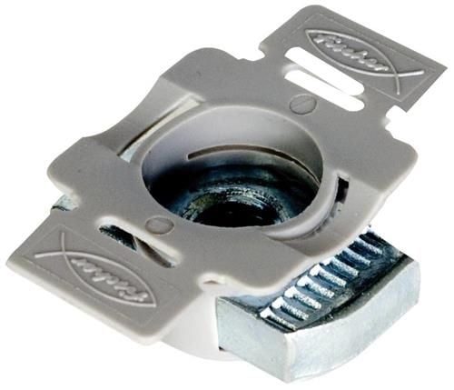 Fischer 559759, Rør klemme, Grå, Stål, Nylon, Zink-stål, 8 kN, M10, DIN EN 10025