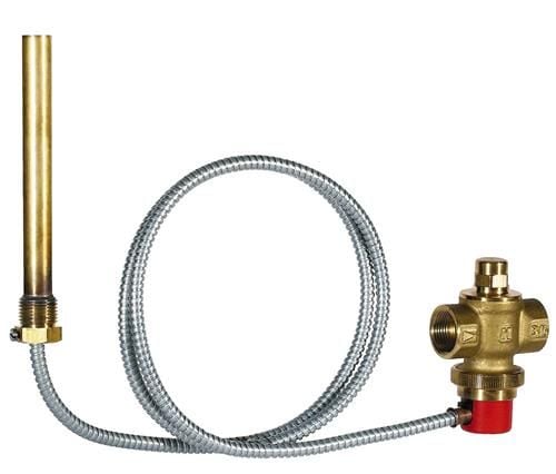 Resideo Temp.ventil 3/4 95C - Temp. & sikkerhedsventil. 95C. m/temp.sensor L=1300mm.