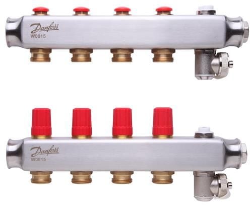 Danfoss SSM manifoldsæt 4+4 m/endestykke