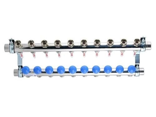 Manifold 10 kretsar m/ flödesmätare