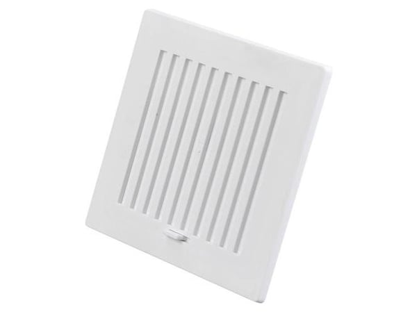 Skjutventil typ 120 150x150 mm vit