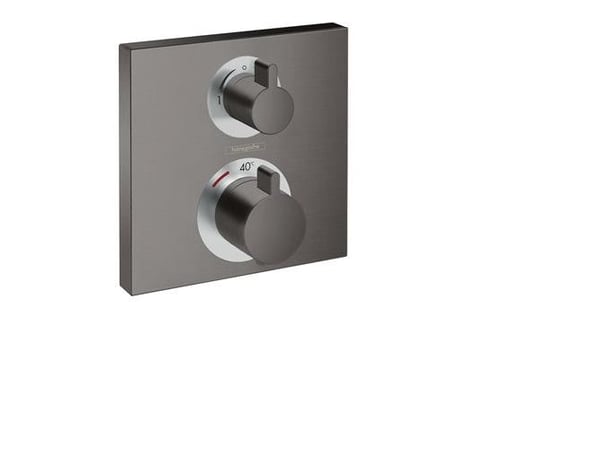 Termoarmatur Eco Sq 2 udt børst sort kr