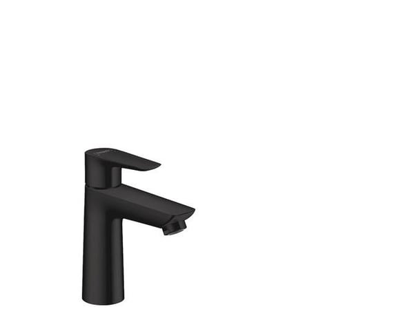 hansGrohe Talis E 110 håndvaskarmatur m/løft-op bundventil, mat sort