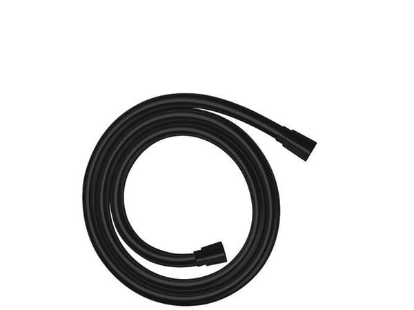 Duschslang 1,6 m matt svart Isiflex kon/kon