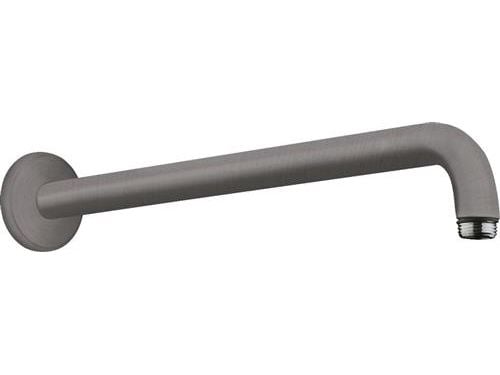 Duscharmbåge 38,9 cm 1/2" borstad svart