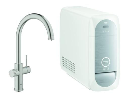 GROHE Blue Home etgrebs køkkenarmatur med filterfunktion, C-tud