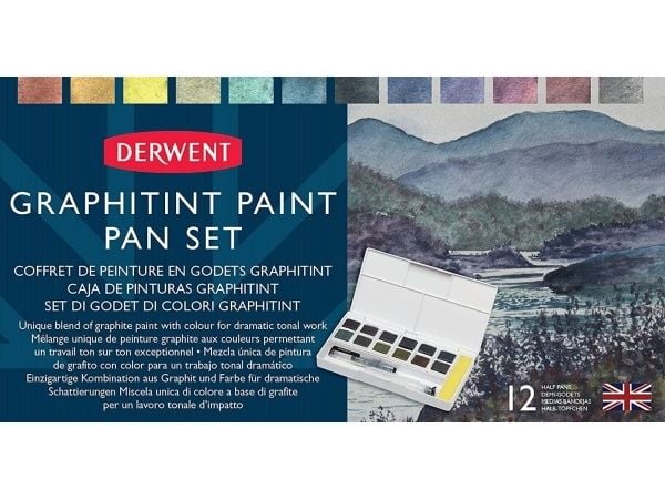 Derwent Graphitint Paint Pan sæt