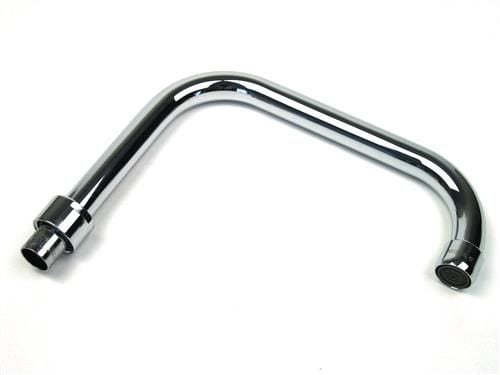 Børma Std U-tud 200mm - krom G3/4 oml. 22mm luftbl. svingbar