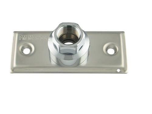 FMM asennusliitin 15mmx1/2, kromattu, teräs, ruostumaton, kromi