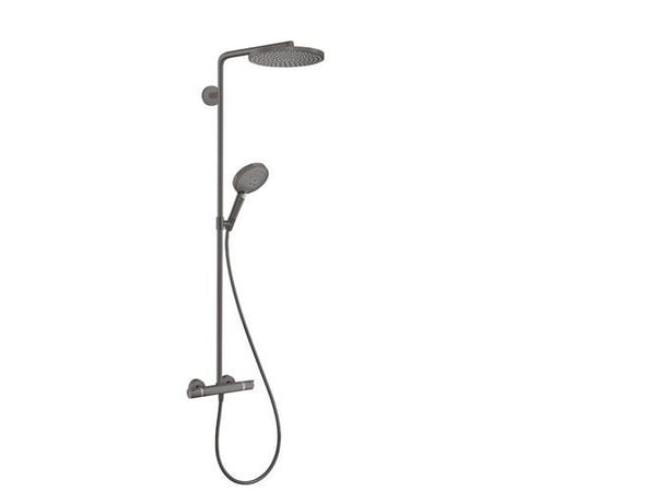 Duschsystem Raindance S 240 borstat svart