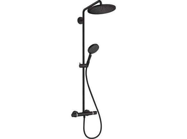 Duschsystem Select 280 Eco matt svart