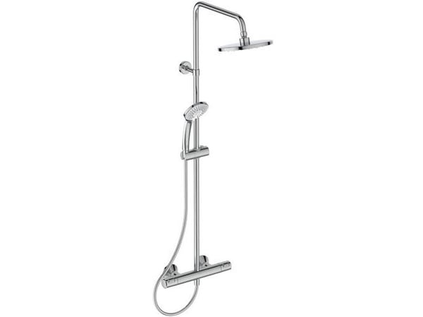 Ideal Standard Idealrain Ceratherm T25 brusesystem i krom - hovedbruser Ø200 mm samt håndbruser Ø100mm