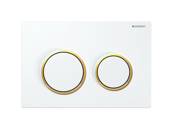 Kappa 21 kontrollpanel, vit-guld-vit