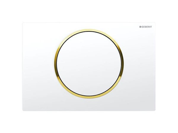Betjeningsplade Sigma10 hvid/guld/hvid