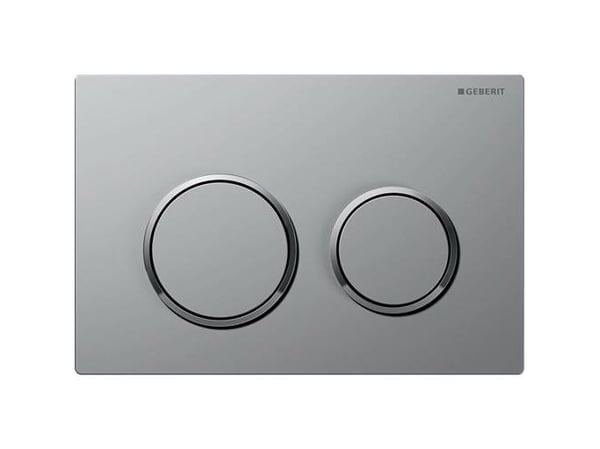 Betjeningsplade Omega 20 blank/matkrom