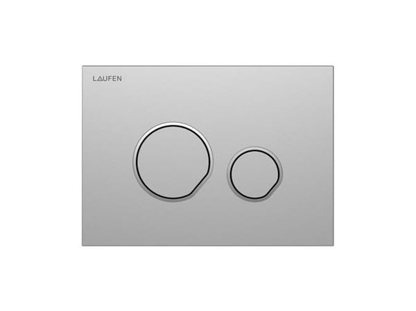 Laufen tryck aw105 mattkrom - manöverplatta aw105 duoskyl mattkrom