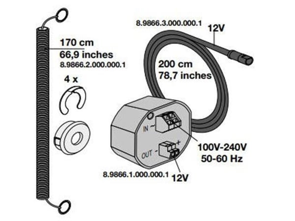 Elektronisk kontroll för LIS E-AW107