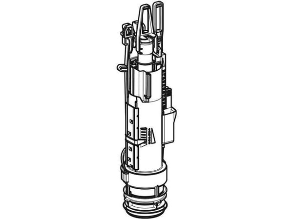 Geberit Omega skyllegarniture - 3/6ltr t/indb cist