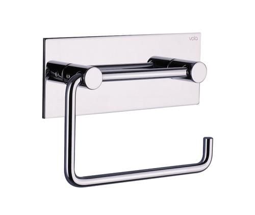 Vola Holder T.1 Rulle - Toiletpapir Fork T12 F16. med bagplade