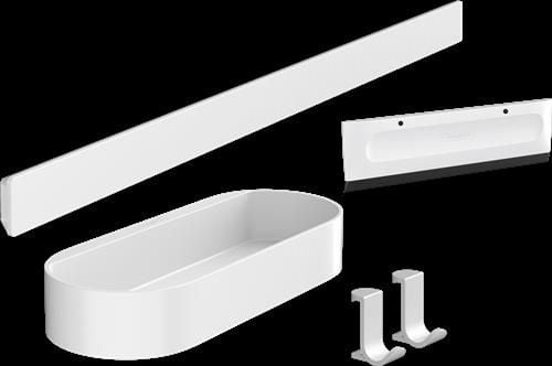 HansGrohe WallStoris set för dusch, matt vit