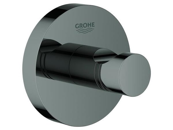 Grohe Essentials handdukskrok i metall - Polished Hard Graphite