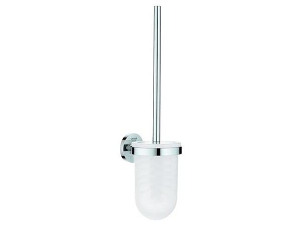 GROHE Essentials, Toalettbørste og holder, Kromfarget, Glass, Metall