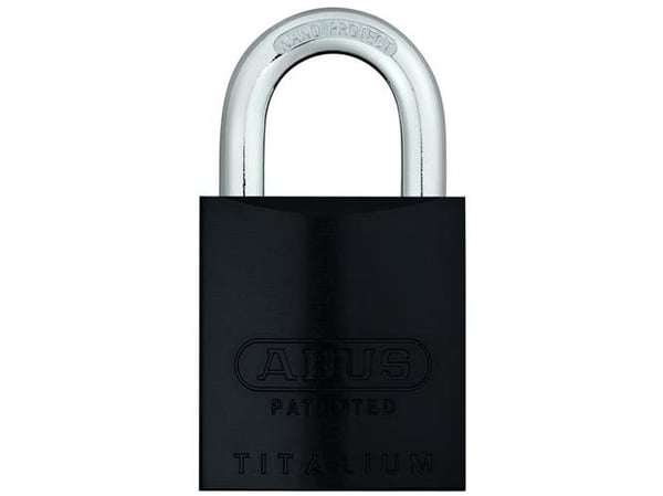 ABUS hængelås 83AL/45 S-DK, sort