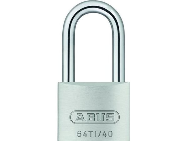 ABUS 64TI/40HB40 KD, Tradisjonell, Nøkkellås, Bruk flere nøkler, Aluminium, Aluminium, Stål