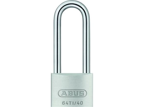 ABUS 64TI/40HB63, Tradisjonell, Nøkkellås, Aluminium, Aluminium, 4 cm, 1,5 cm