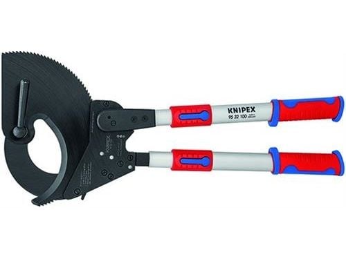 KNIPEX kaapelisakset räikkäperiaatteella teleskooppikahvalla, 680 mm, 680 mm