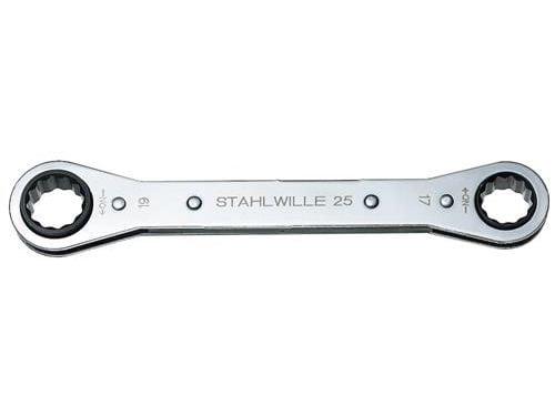 STAHLWILLE 25 7 X 8 RATSCHENRINGSCHLUESSEL 41130708 Chiave poligonale doppia a cricchetto 7 - 8